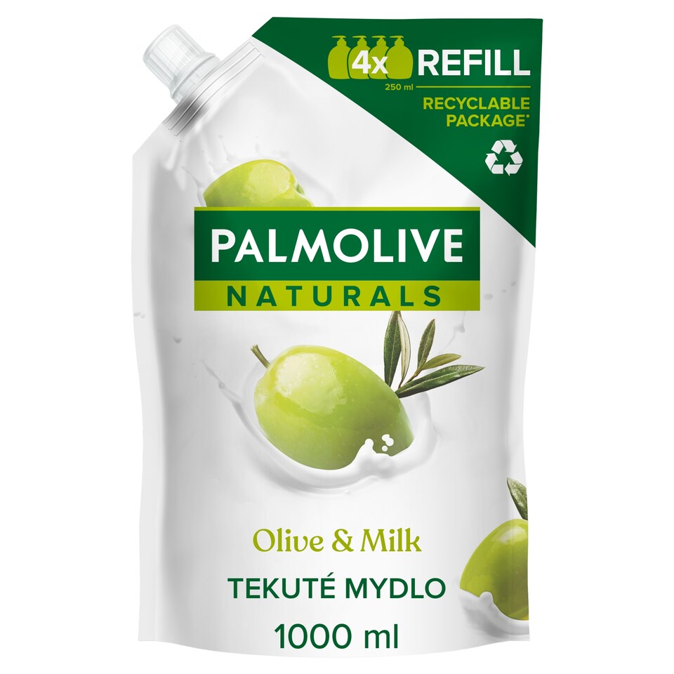 obrázok 1 z Palmolive Naturals Olive Milk tekuté mydlo náhradná náplň 1000 ml