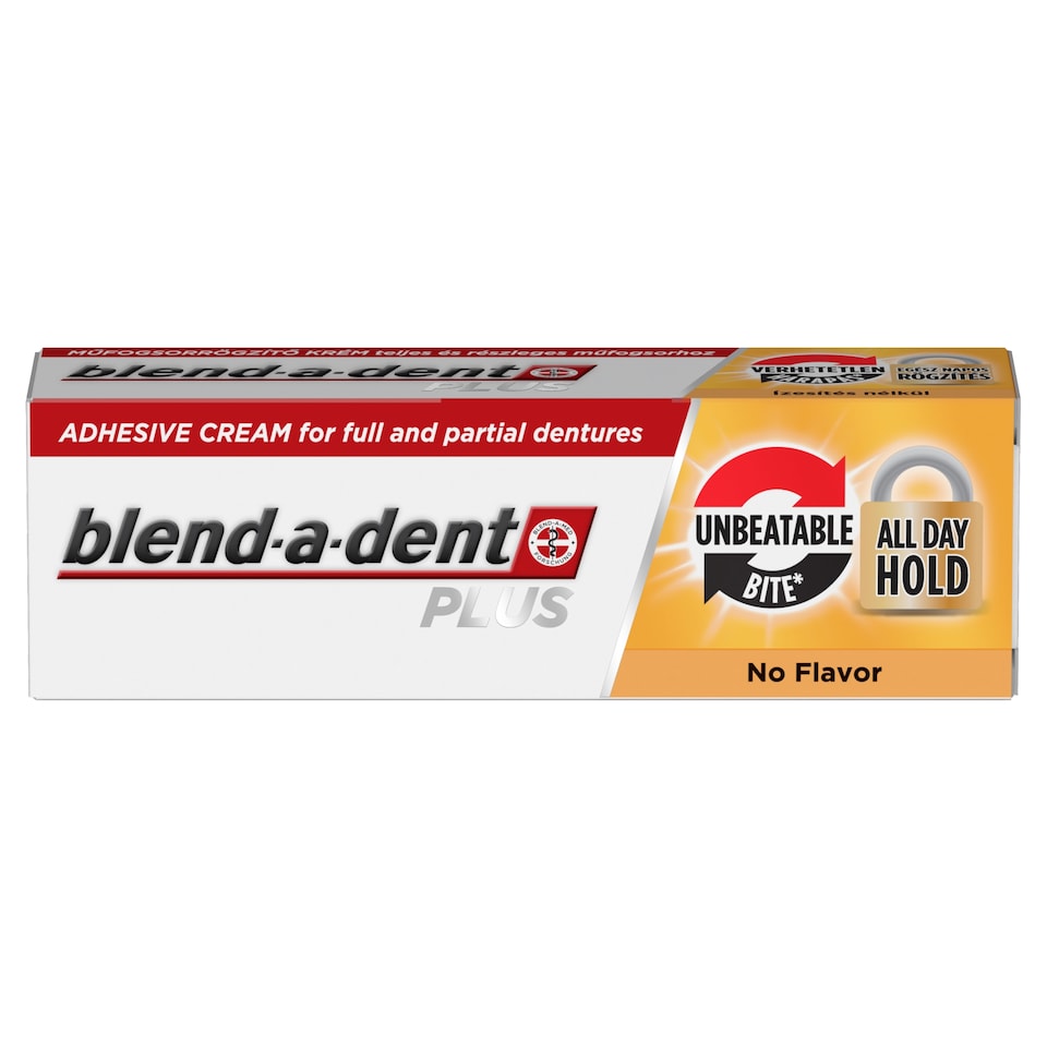 Blend-a-dent Plus Food Barrier Fresh Műfogsorrögzítő Krém Teljes és Részleges Műfogsorhoz, 40 ml  1. kép