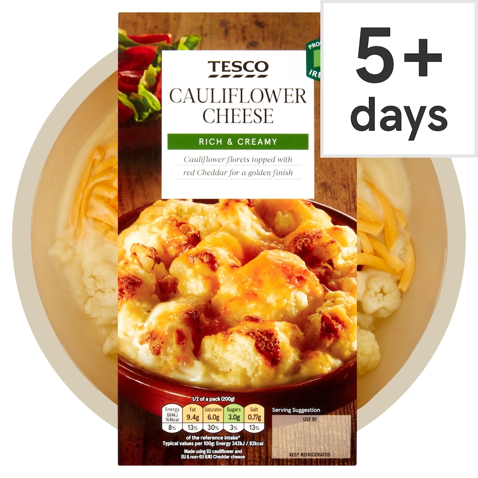 Tesco Cauliflower Cheese 400G