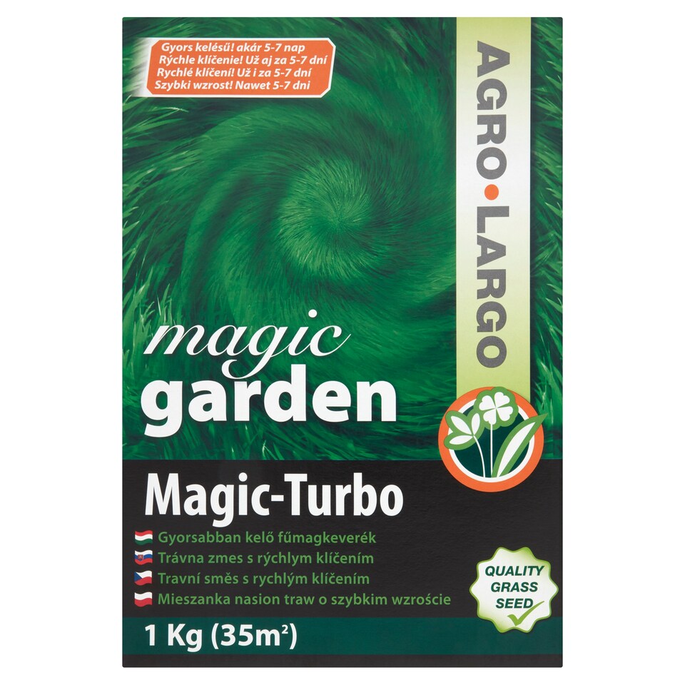 Agro-Largo Magic Garden Magic-Turbo travní směs s rychlým klíčením 1kg