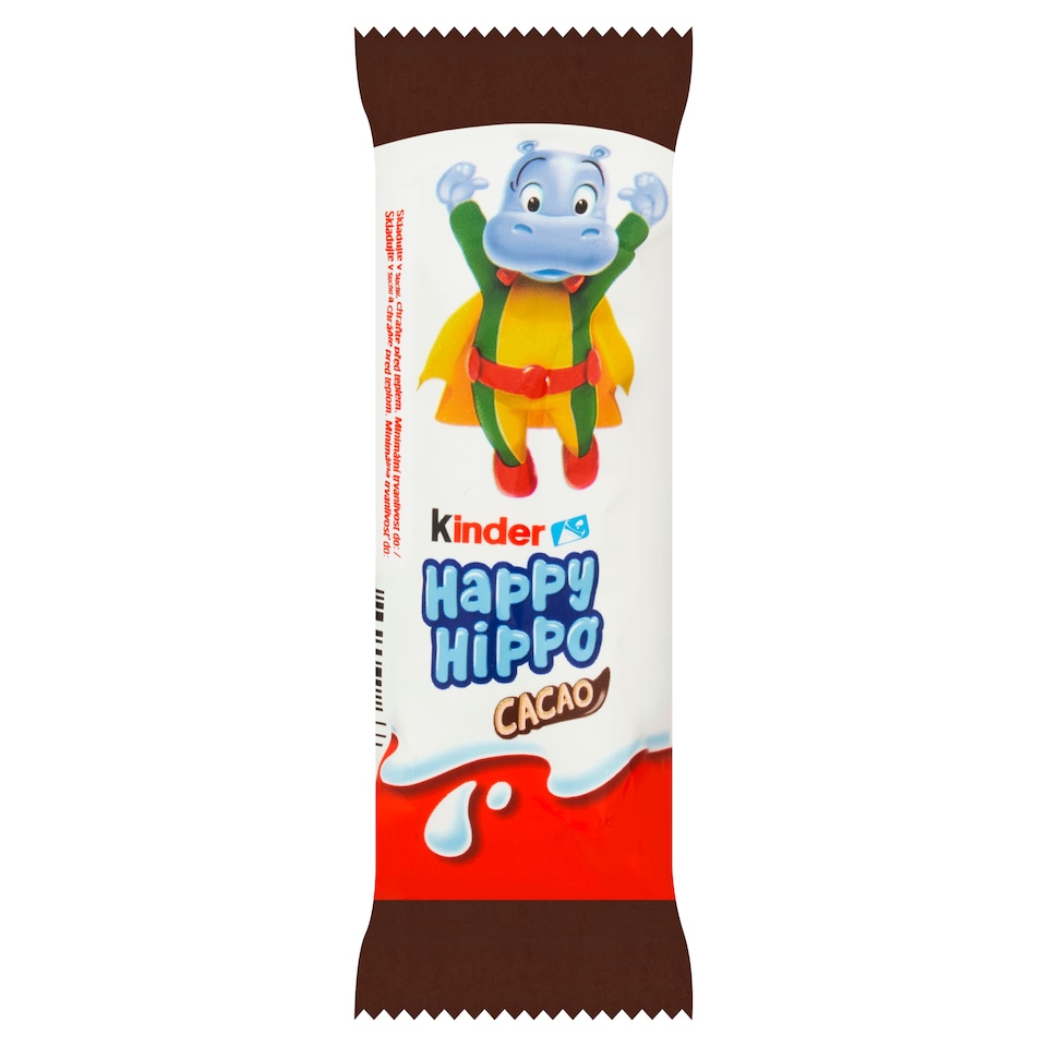Obrázek 1 pro produkt Kinder Happy Hippo Cacao oplatka s mléčnou a kakaovou náplní 20,7g