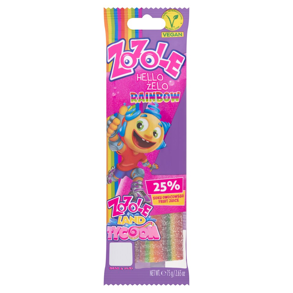 Zozole Rainbow Jellies 75G