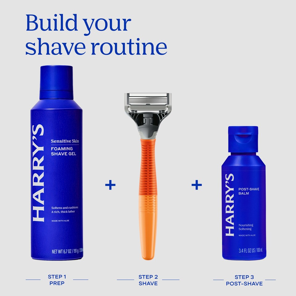 image 1 of Harry's 5 Blade Razor Indigo Blue