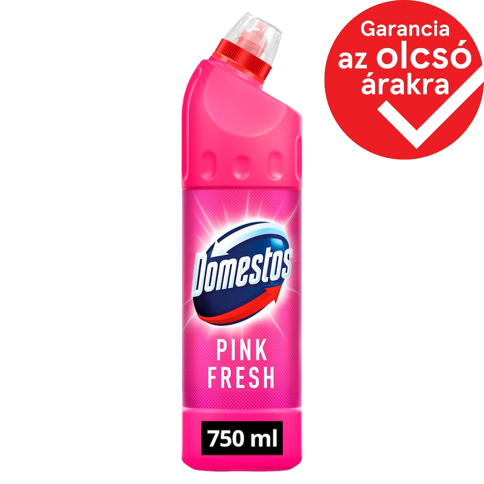 DOMESTOS Extended Power fertőtlenítő hatású folyékony tisztítószer Pink Fresh 750 ml