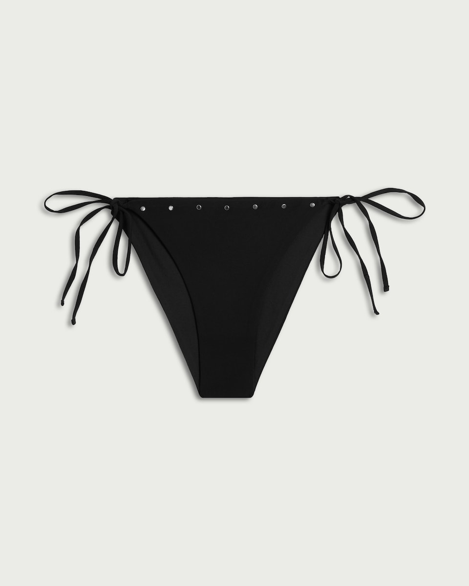 image 1 of OH ME OH MY Studded Bikini Bottoms in Black