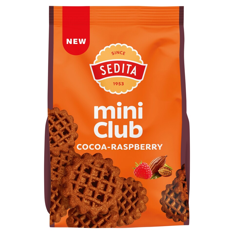 Sedita Mini Club kakaovo-malinové 160g