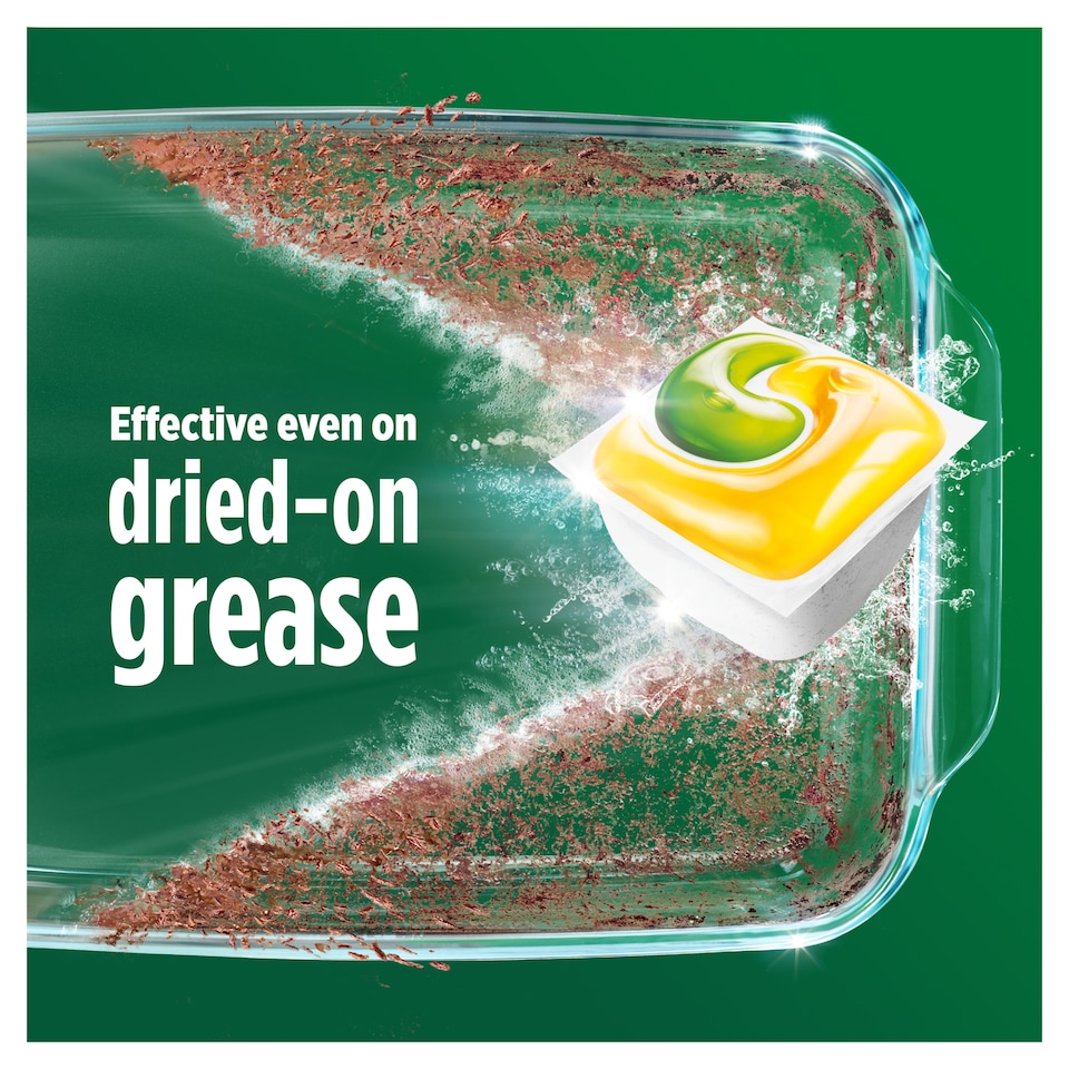 image 1 of Fairy All in One Dishwasher Tablets - Lemon 38 Pack 513g