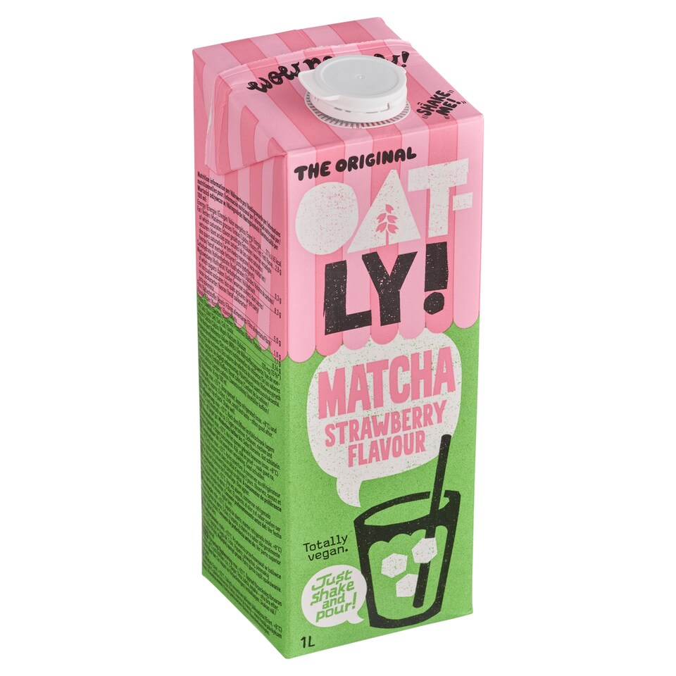image 1 of Oatly! Oat Drink Matcha Strawberry 1L