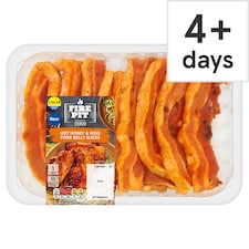 Tesco Fire Pit Hot Honey & Miso Pork Belly Slices 400G