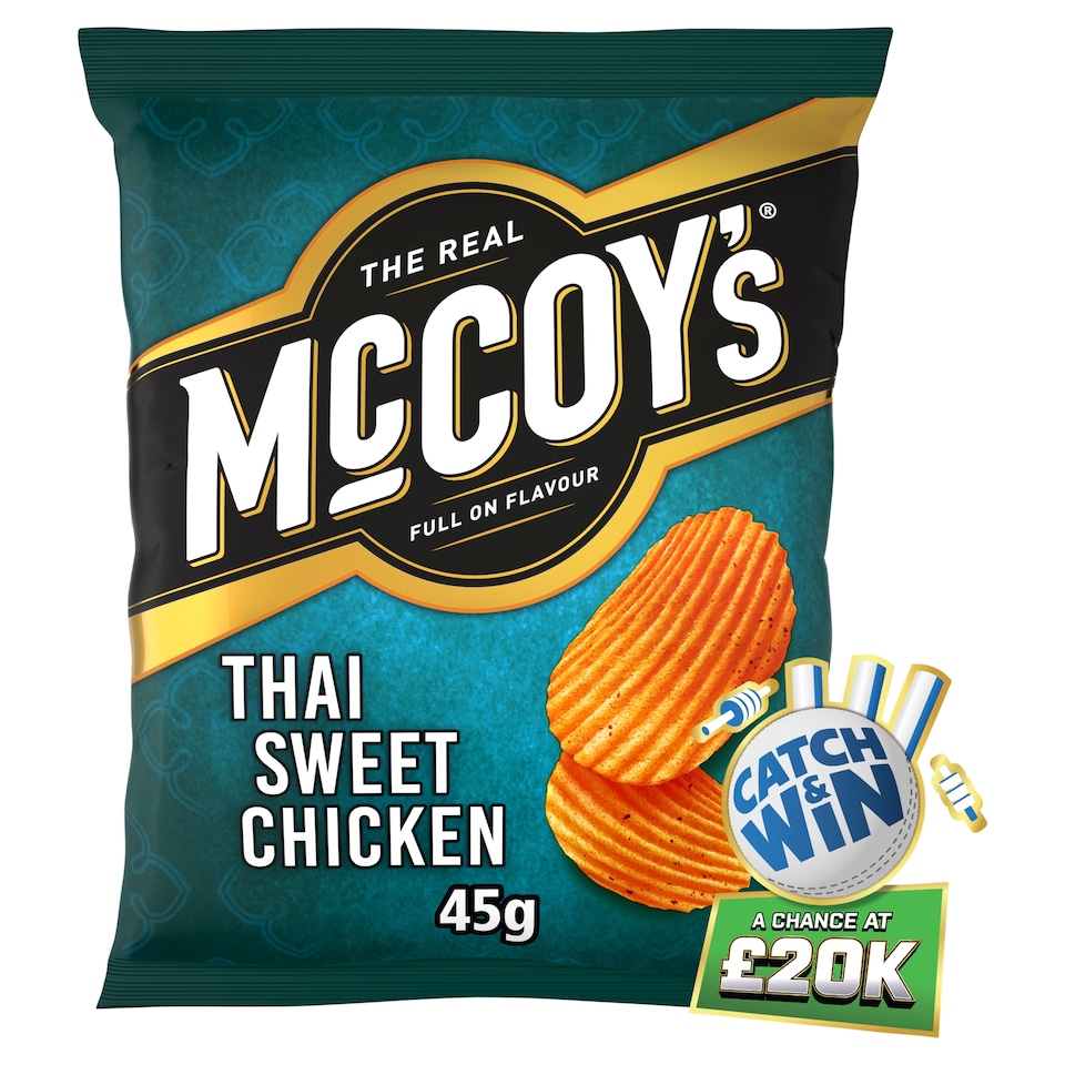 image 1 of Mccoy's Thai Sweet Chicken Grab Bag Crisps 45G