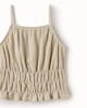 image 5 of F&F Girls 2-Piece Crinkle Textured Top and Tiered Skirt Set in Neutral