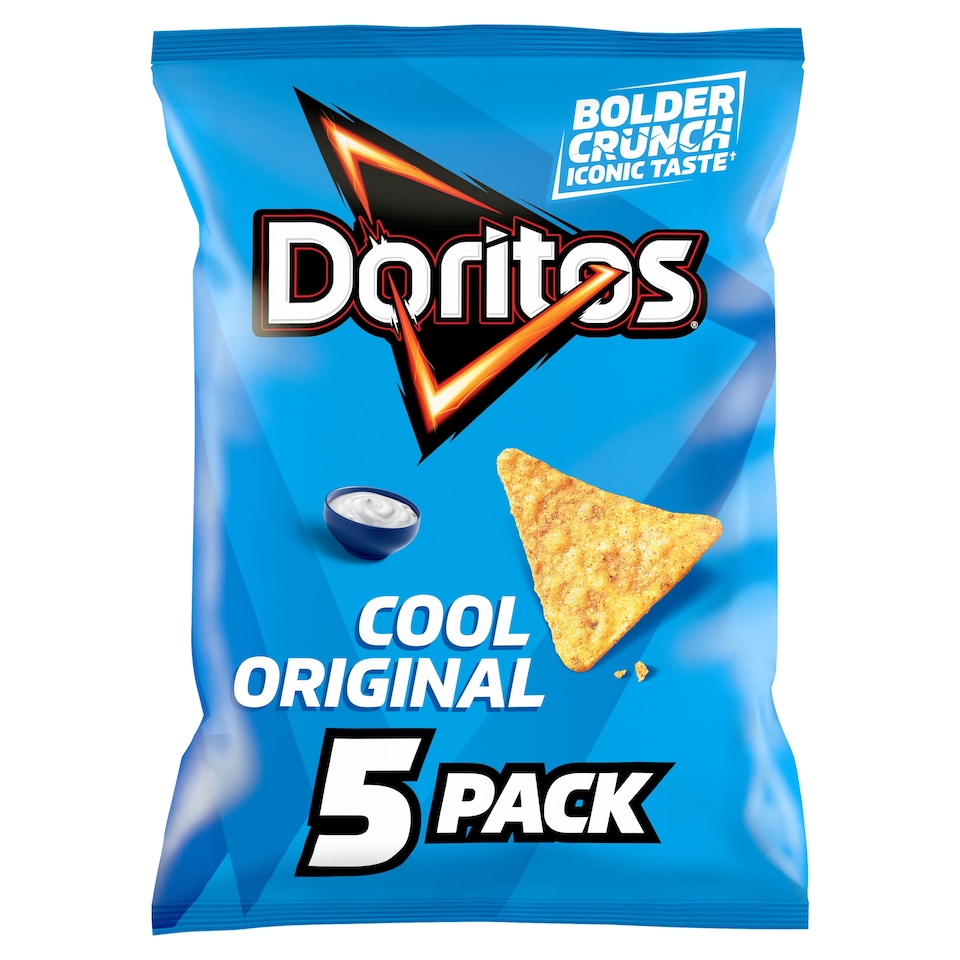 image 1 of Doritos Cool Original Tortilla Chips Multipack Crisps 5x30g