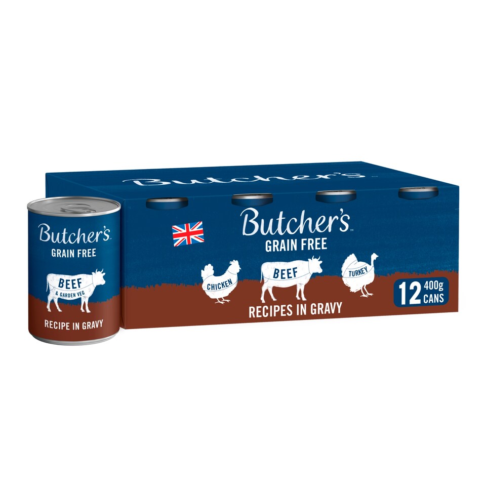 image 1 of Butcher's Recipe In Gravy Dog Food Tin 12X400g
