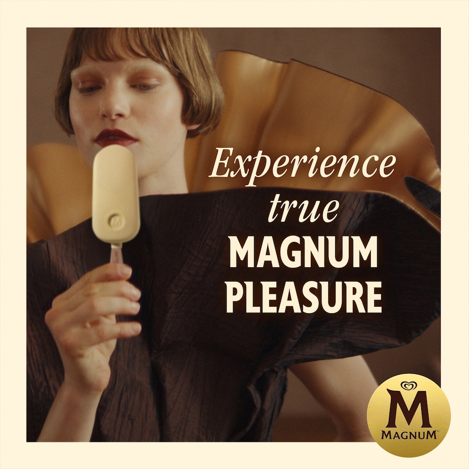image 1 of Magnum White Chocolate Ice Cream Sticks 3x100ml