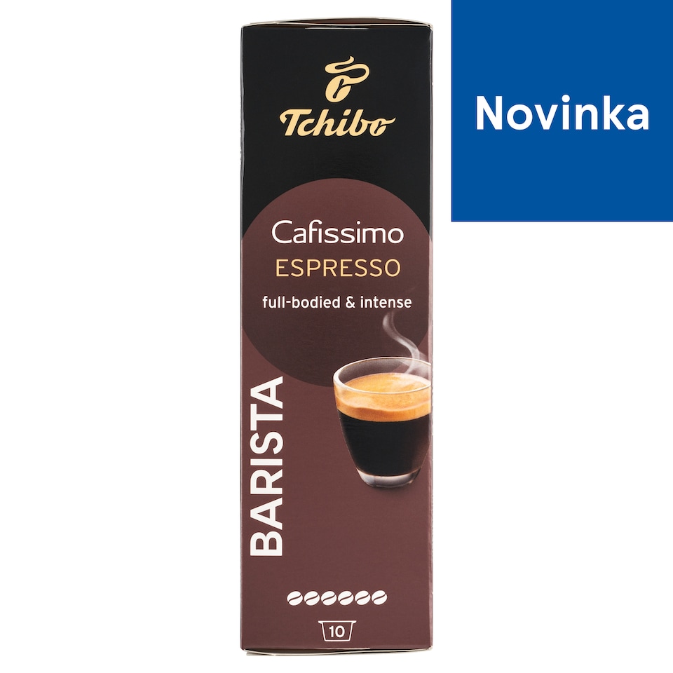 obrázok 1 z Tchibo Cafissimo Espresso Barista pražená mletá káva kapsuly 10 x 7,8 g (78 g)
