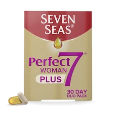 Seven Seas Perfect7 Woman Plus Multivitamin and Omega-3 Supplements Duo Pack 60s