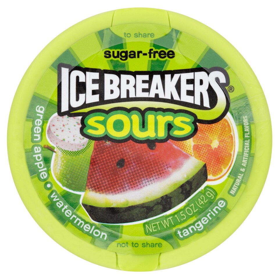 Ice Breakers Fruit Sours Sugar Free 42G
