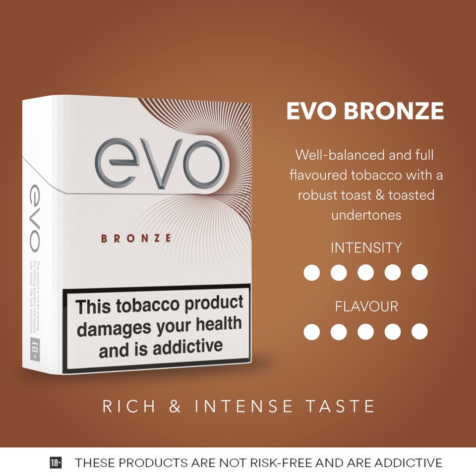 image 1 of Evo Bronze Tobacco Sticks 20 Pack