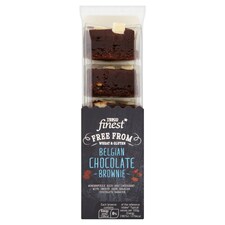 Tesco Finest Free From Belgian Chocolate Brownie 5 Pack