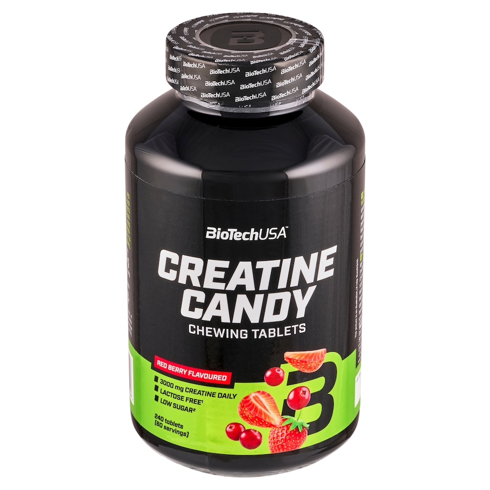 obrázok 1 z BioTechUSA Creatine Candy výživový doplnok 240 žuvacích tabliet 480 g
