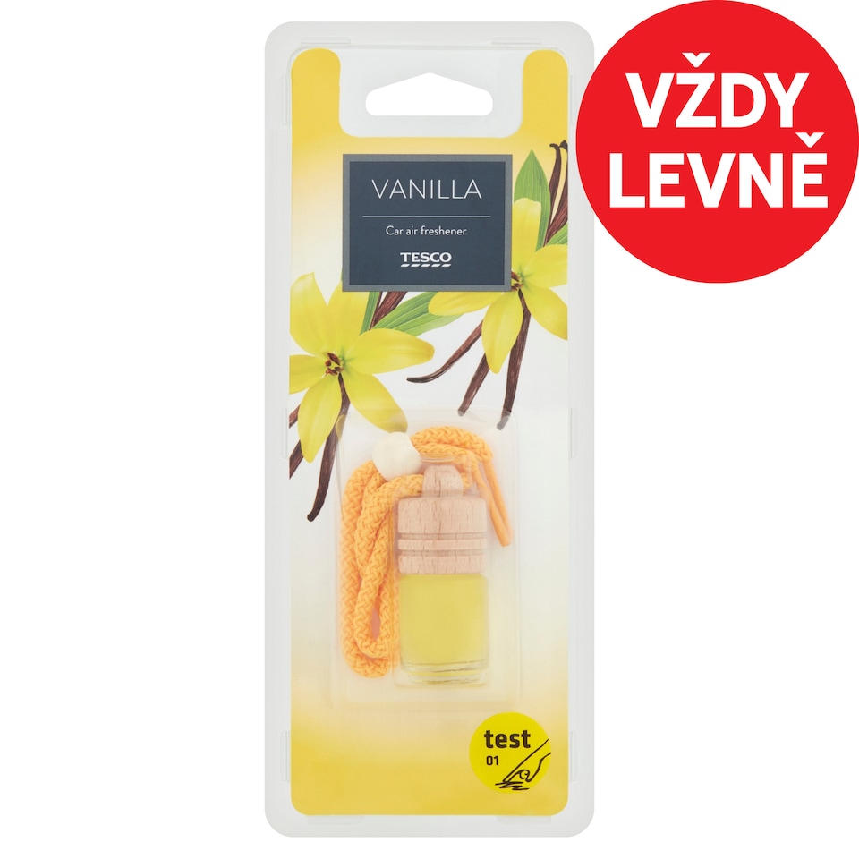 Tesco Vanilla Car Air Freshener 5ml