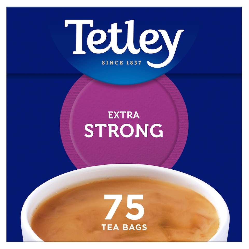image 1 of Tetley Extra Strong 75 Teabags 237G