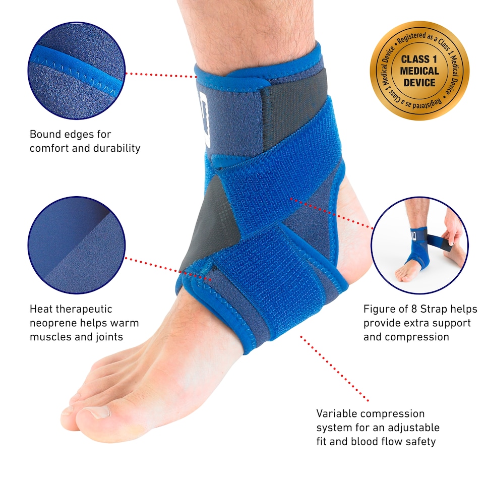 image 1 of Neo G Ankle Support With Figure Of 8 Strap One Size