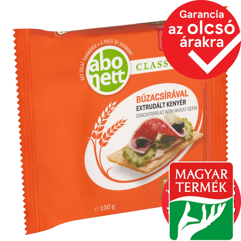 Abonett Classic extrudált kenyér búzacsírával 100 g