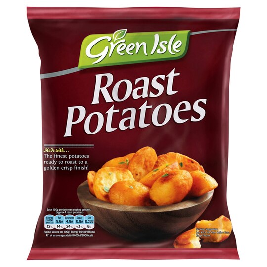 Green Isle Roast Potatoes 800G Tesco Groceries