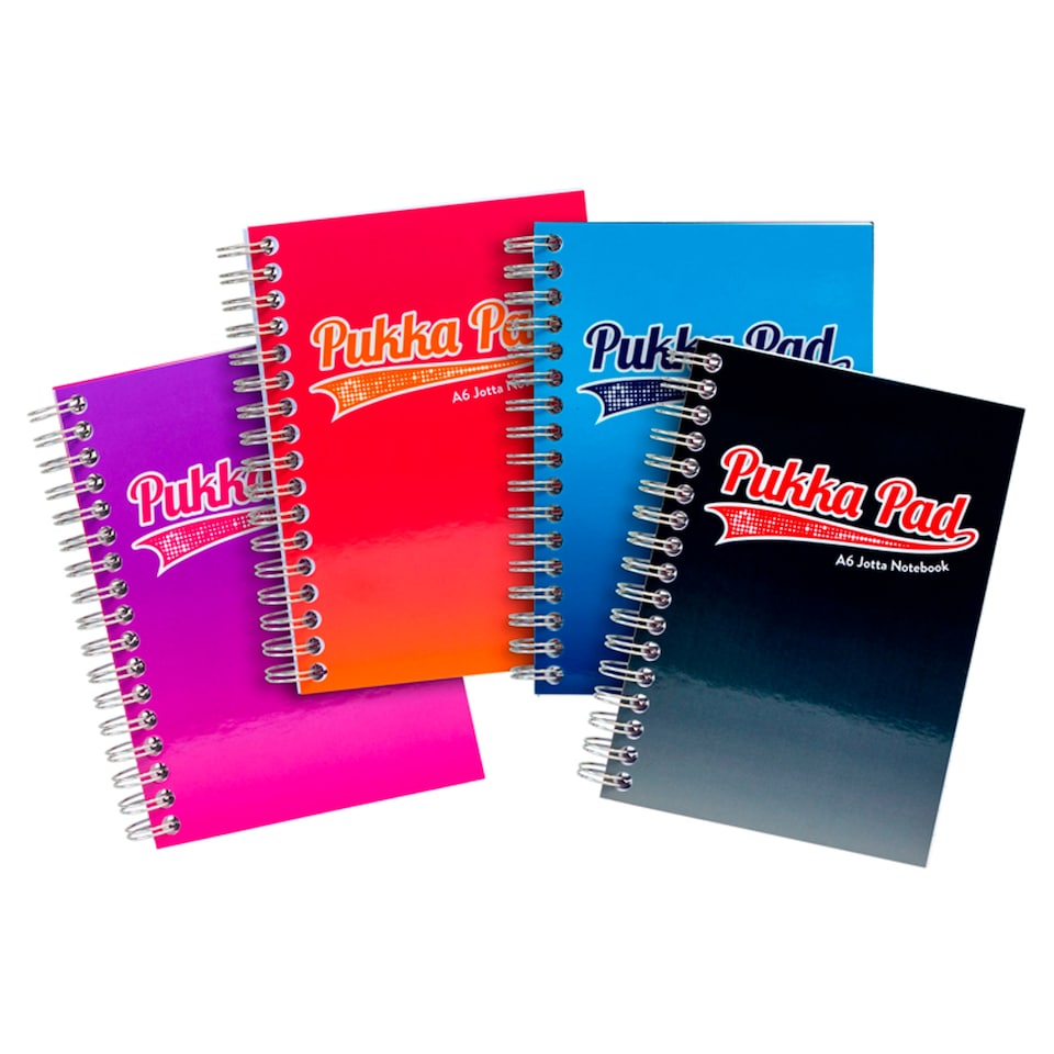 Pukka Stationery Pad A6 Jotta Notebook 80 Sheets - Assorted