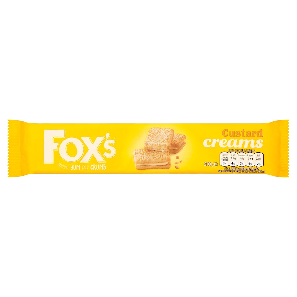 image 1 of Fox's Custard Creams Biscuits 200g