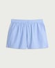 image 4 of F&F Pure Cotton Striped Shorts in Blue