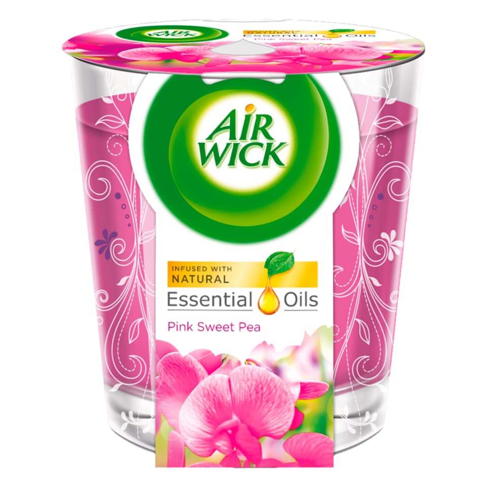 image 1 of Airwick Base Pink Sweet Pea Candle