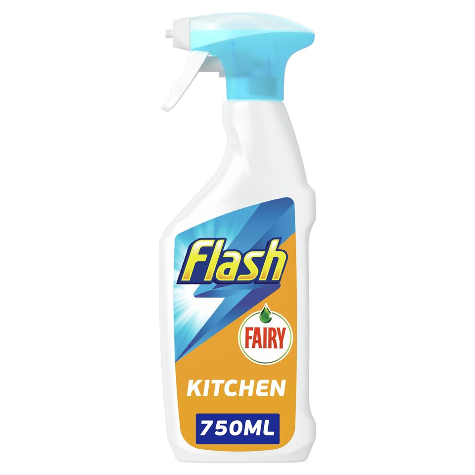 Flash Kitchen Degreaser Spray 750Ml Tesco Groceries