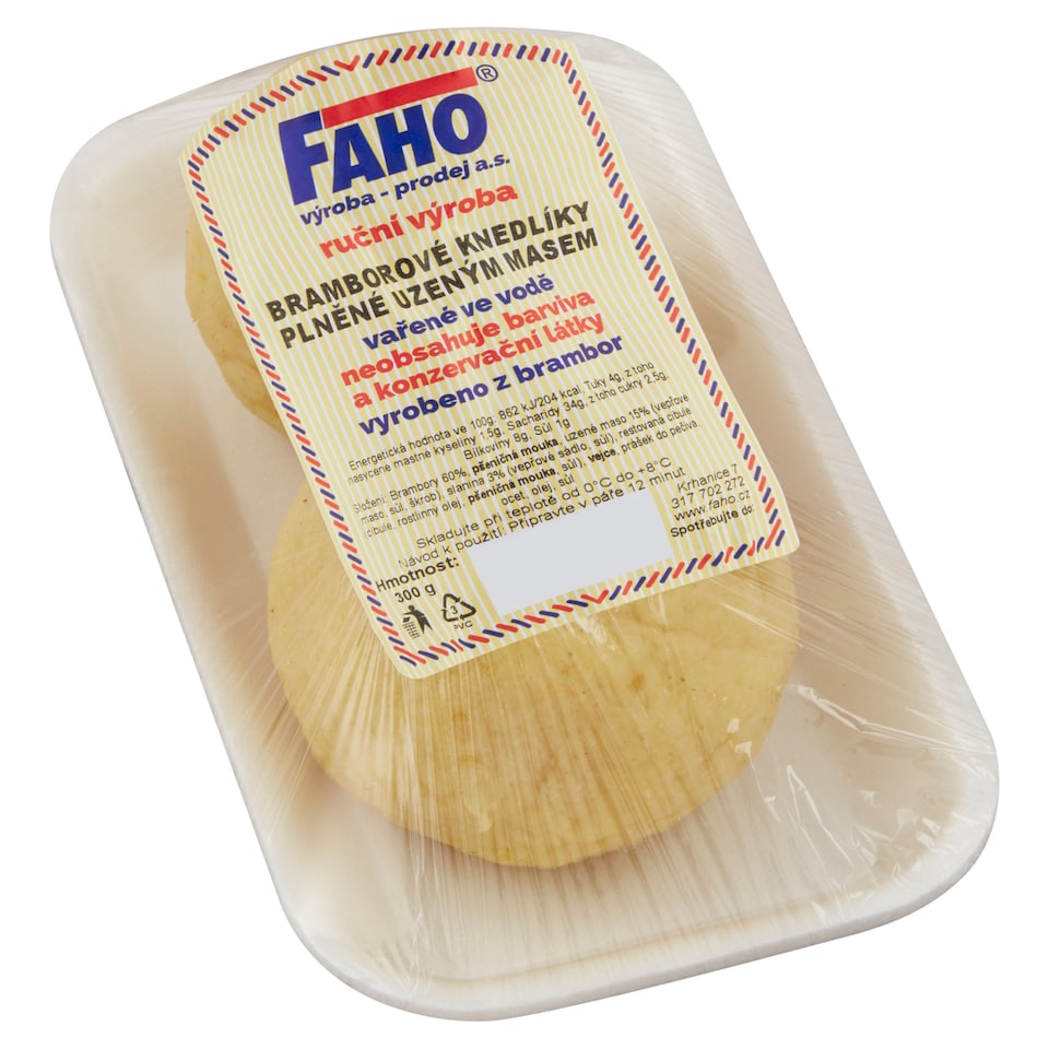 image 1 of Faho Potato Dumplings Filled with Smoked Meat 300g