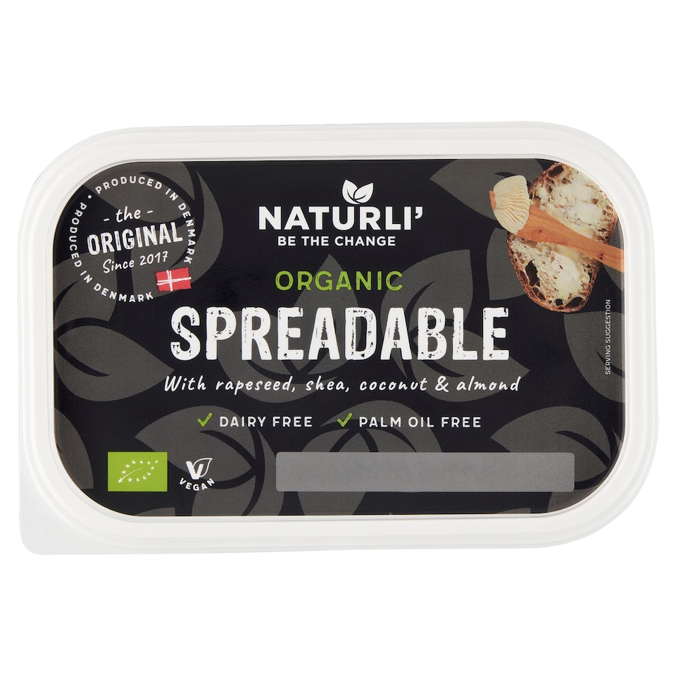 Naturli' vegán 75% növényi zsírtartalmú kenhető készítmény 225 g