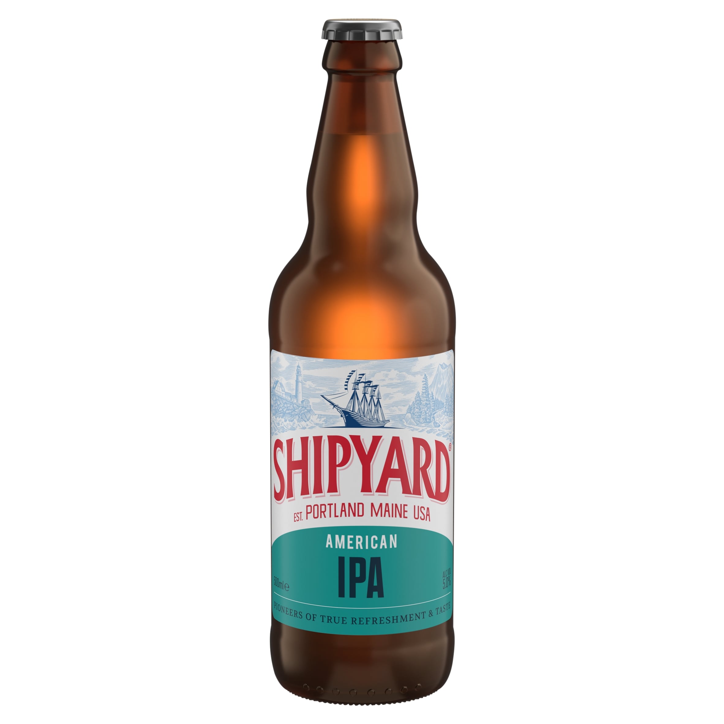 Shipyard American IPA Ale Beer Bottle 500ml