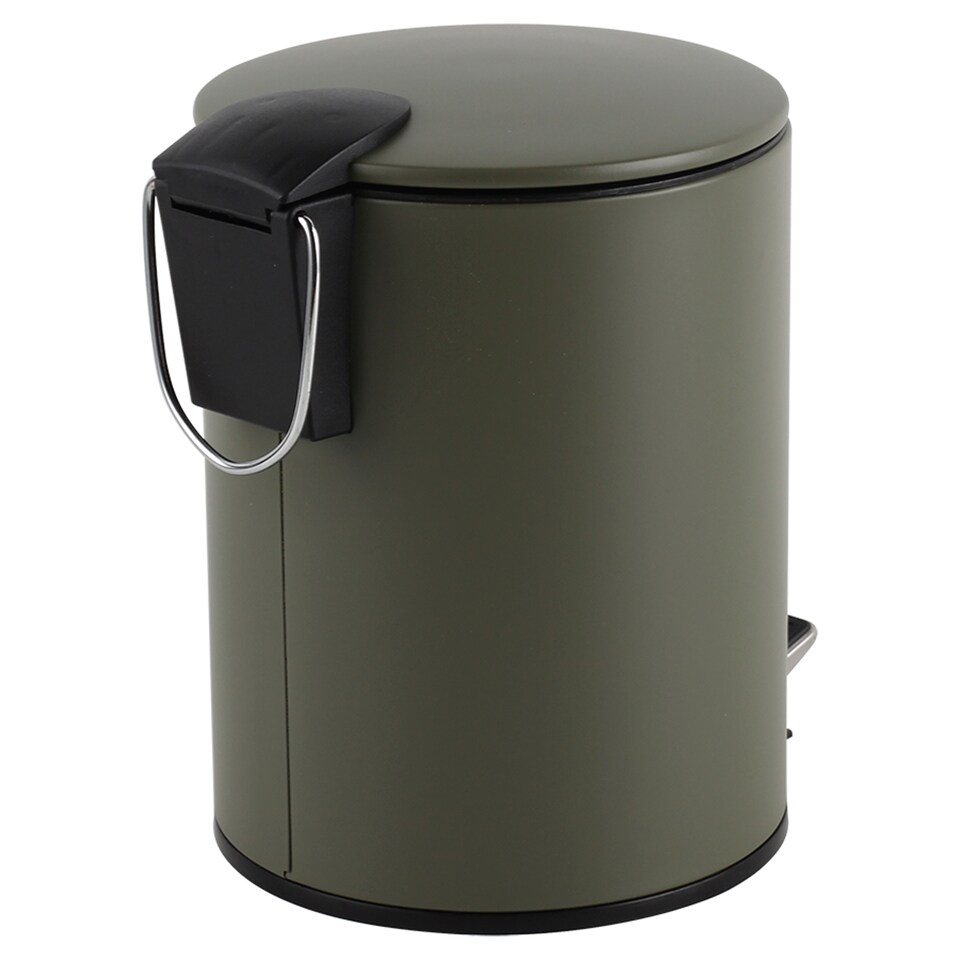 image 1 of F&F Home Round Green Slow Close 3 Litre Bin