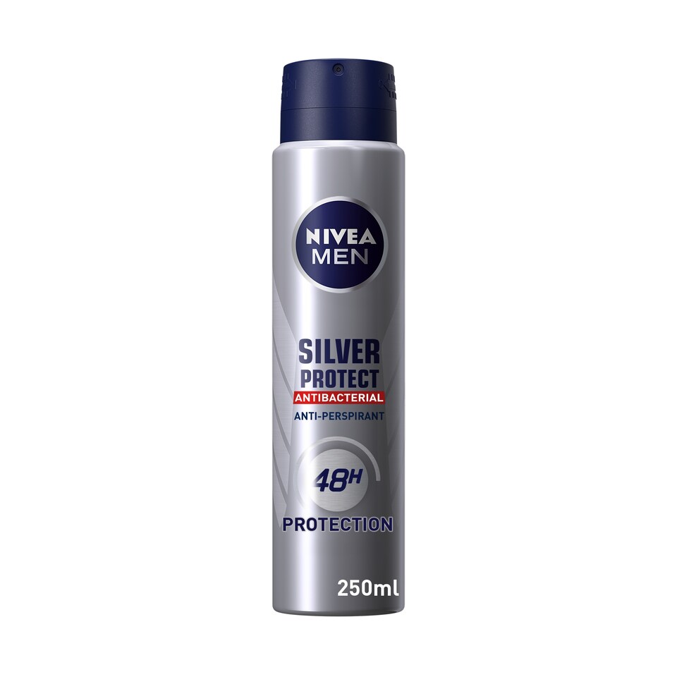 image 1 of Nivea Antiperspirant Deodorant Silver Protect 250Ml