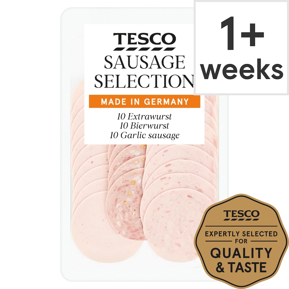Tesco German Sausage Selection 115g