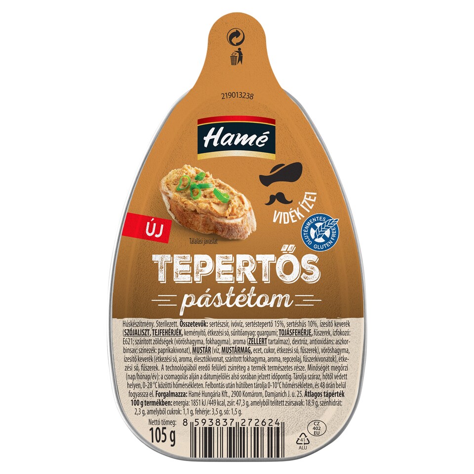 image 1 of Hamé Crackling Pate 105 g