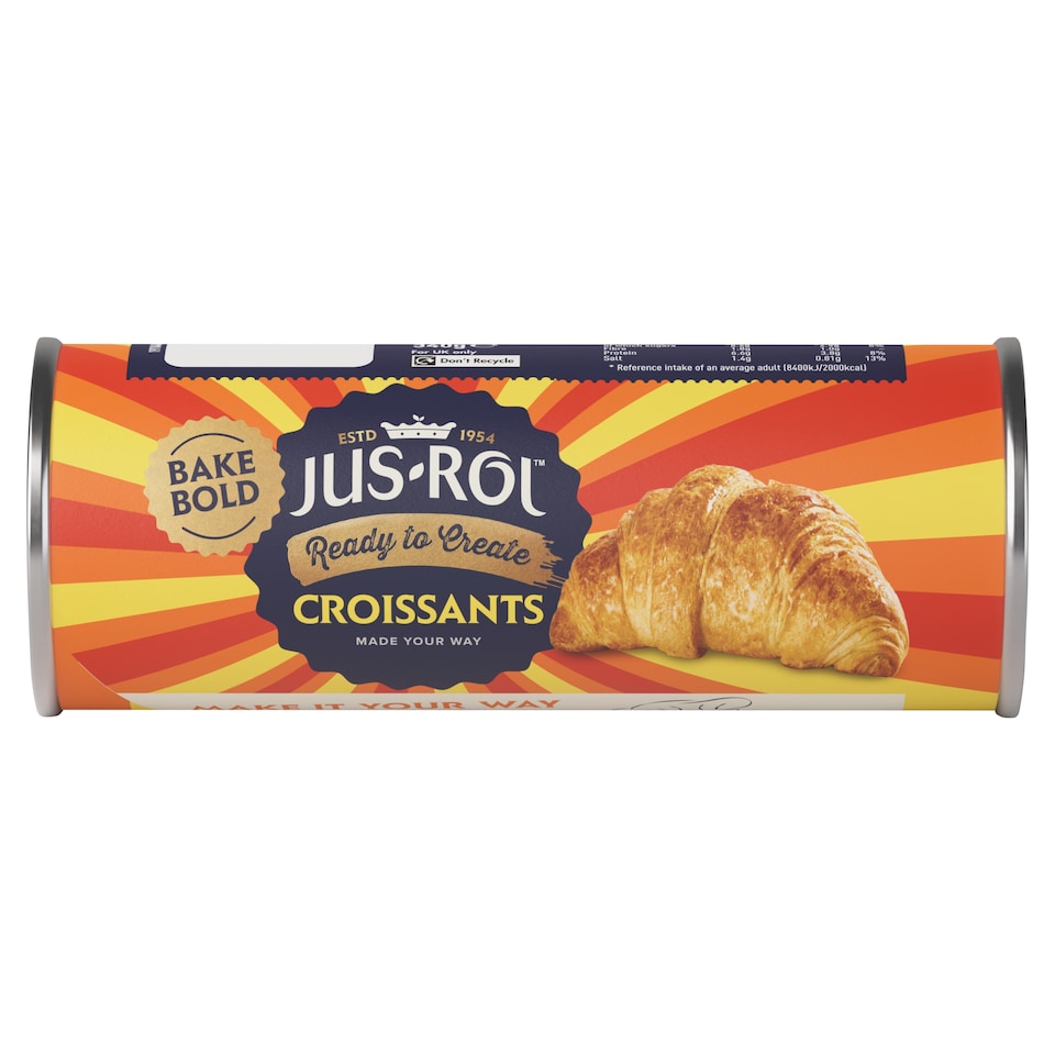Jus-Rol Ready to Bake Croissant 6 pack 340g