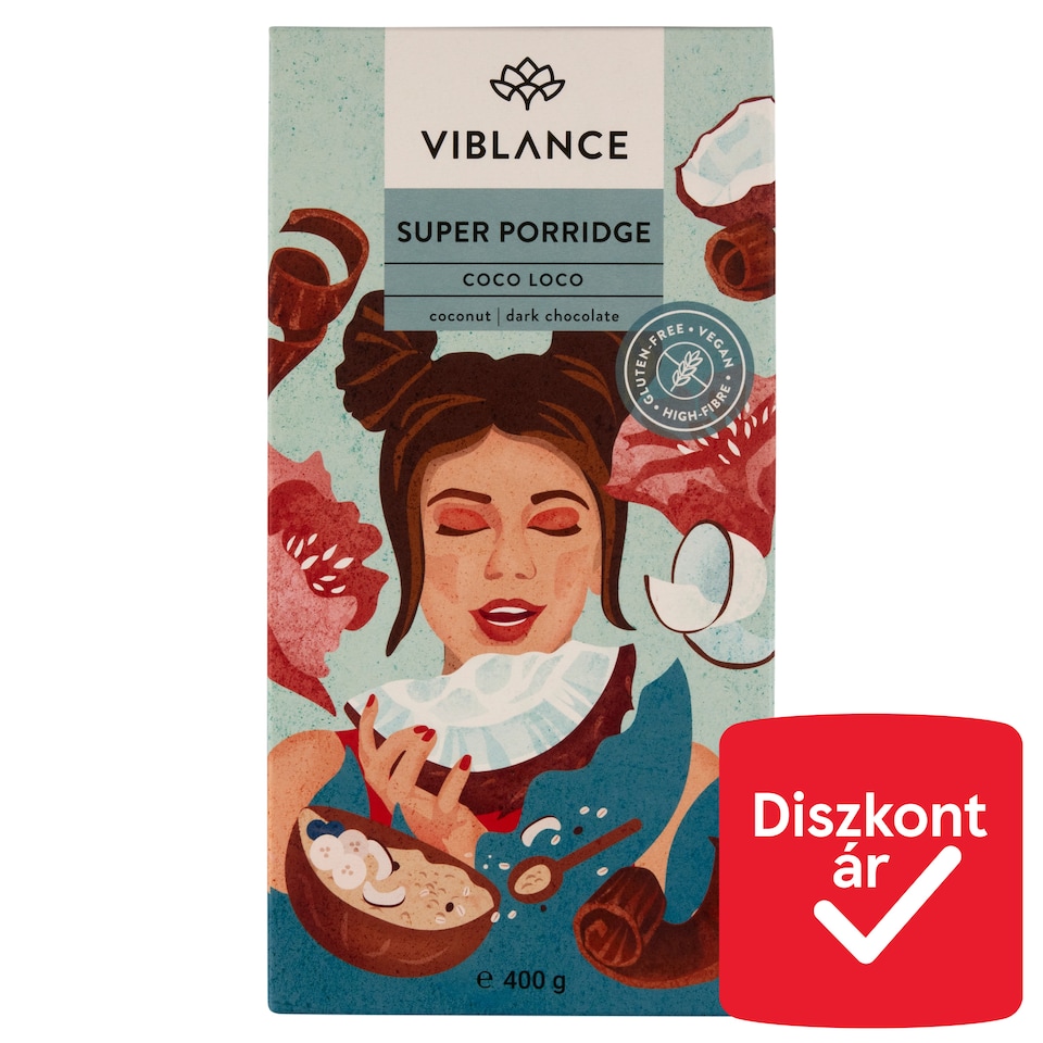 Viblance Coco Loco szuper zabkása 400 g