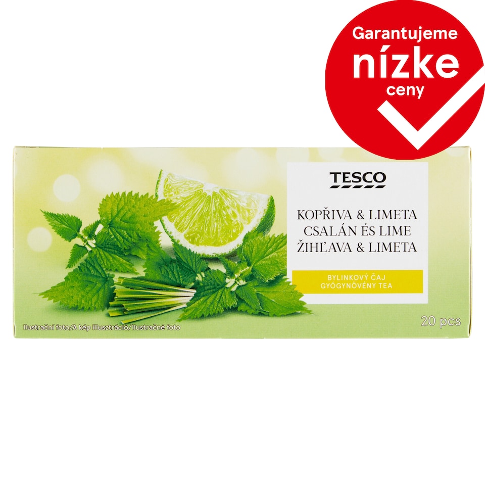 Tesco Nettle & Lime Herbal Tea 20 x 2 g (40 g)
