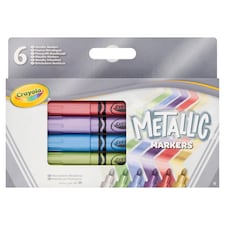 Crayola Metallic Marker 6 Pack