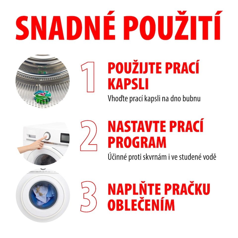 Obrázek 1 pro produkt Persil Discs 4in1 Deep Clean Color předdávkovaný prací prostředek 70 praní 70 x 16,5g (1155g)