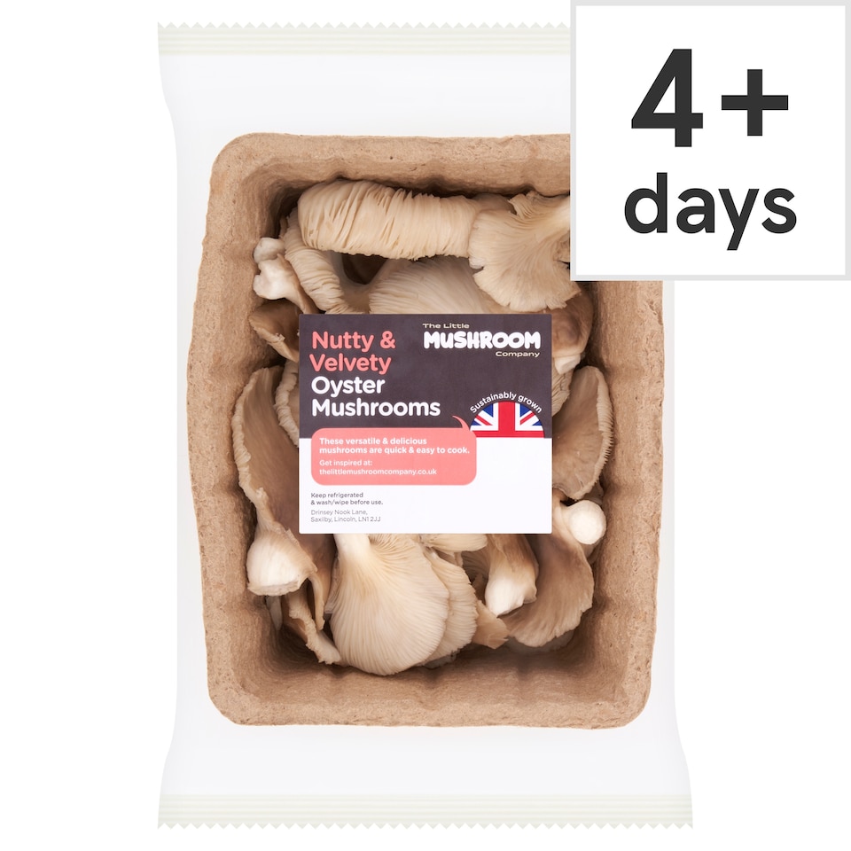 The Little Mushroom Company Oyster Mushrooms Nutty & Velvety 150g