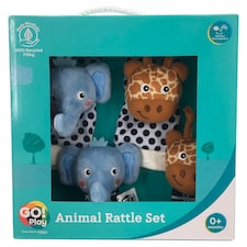 Go Play Animal Rattle Set