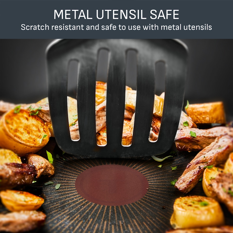 image 1 of Tefal Titanium Excellence Aluminium Frying Pan 20m