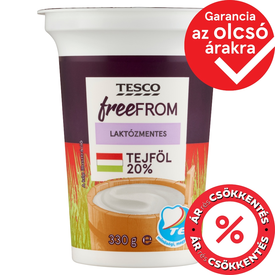 Tesco Free From Lactose Free Sour Cream 20% 330 g